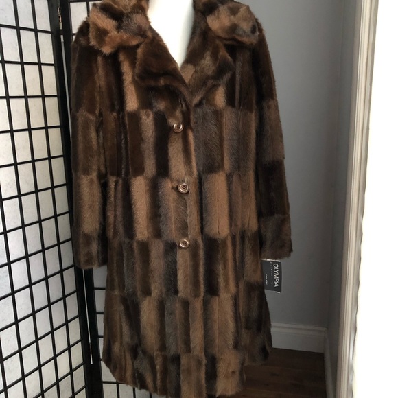 Olympia Limited Inc Jackets & Blazers - Vintage Olympia Faux Fur Coat NWT sz 1X